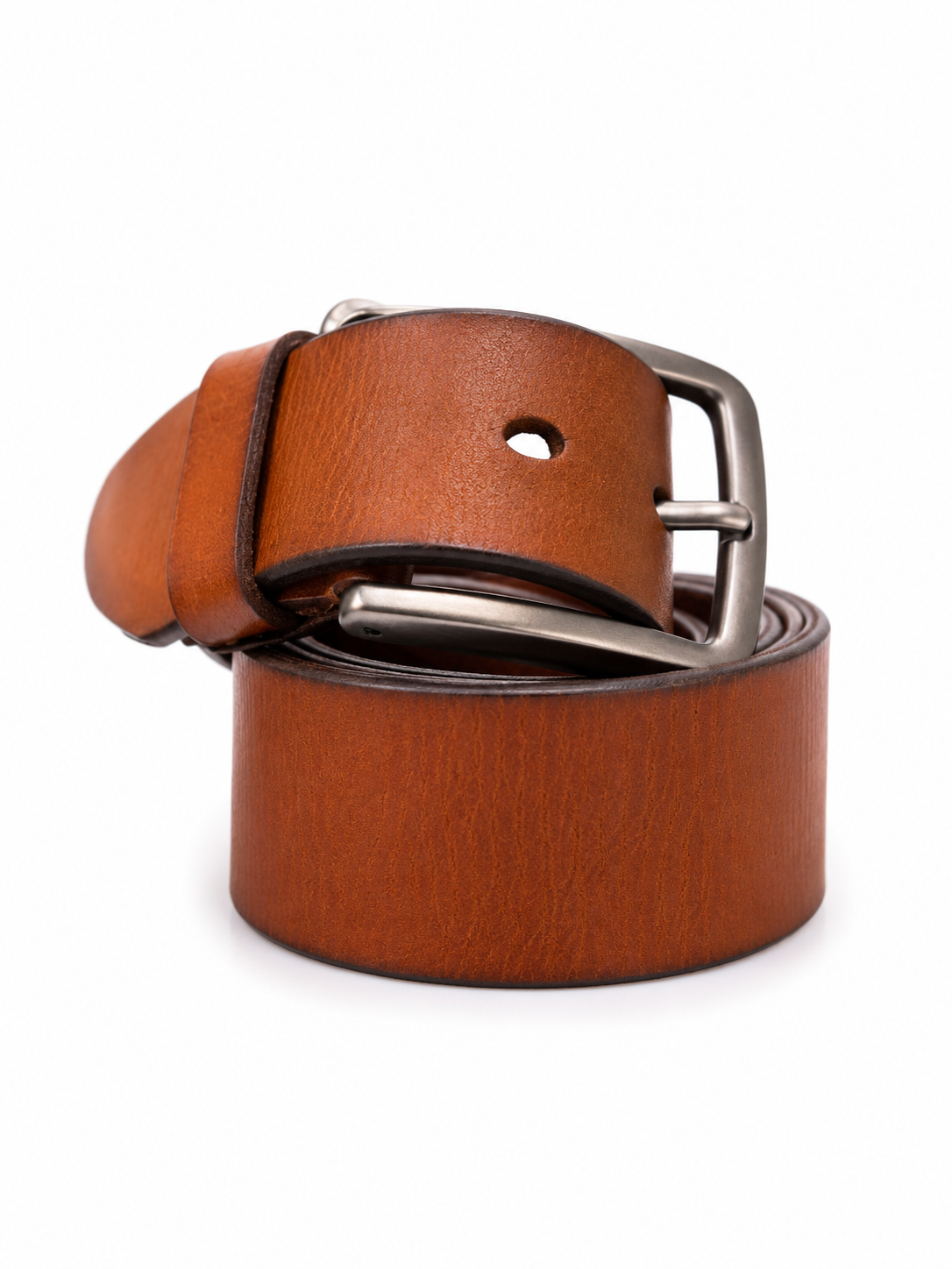 Classic Tan Leather Belt