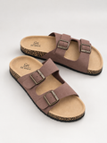 M-Max Premium Double-Buckle Sandals – Dusty Mauve