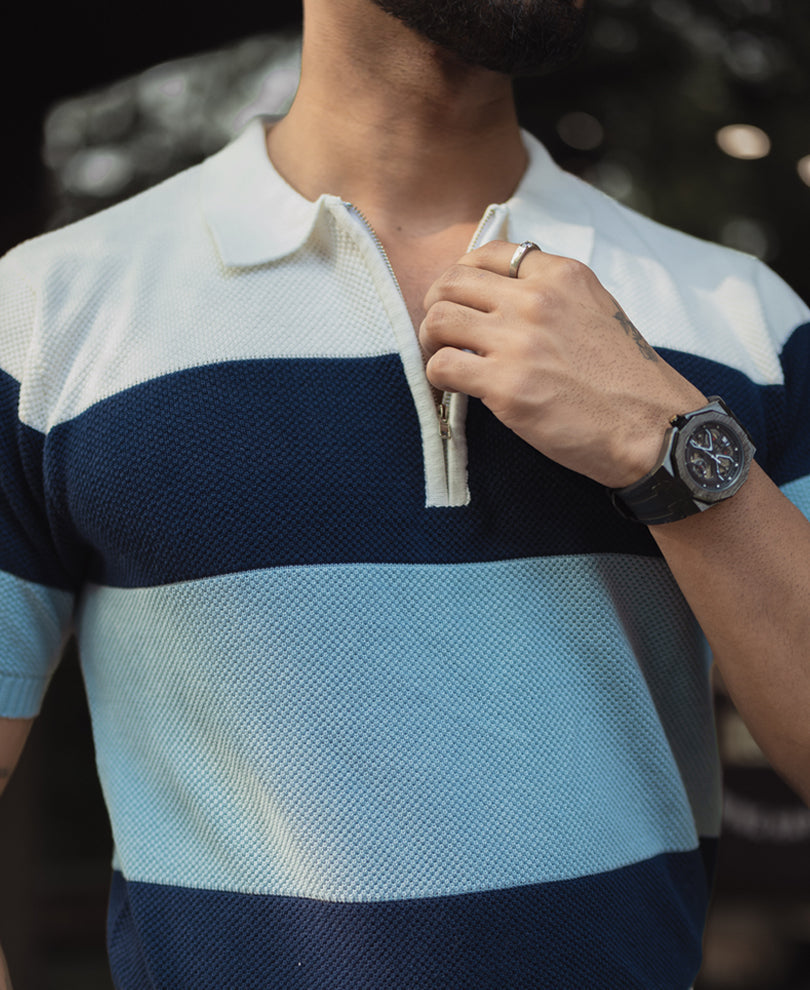 Men’s Premium Textured Polo Knit