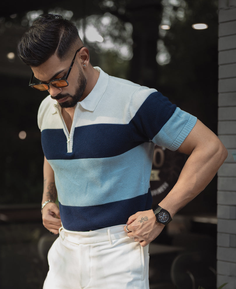 Men’s Premium Textured Polo Knit