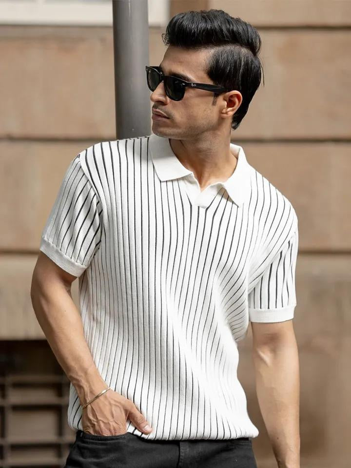Off white structured stripe T-Shirt