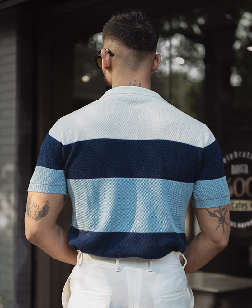 Men’s Premium Textured Polo Knit