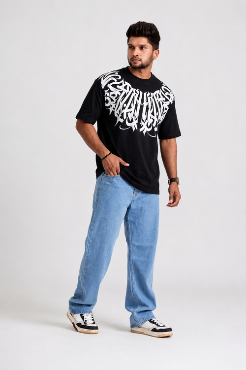 Calligraphy Oversized T-Shirt