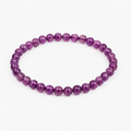 Royal Amethyst Bead Bracelet