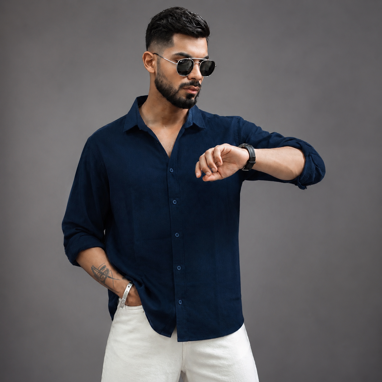 Uncuts Elite Navy Shirt