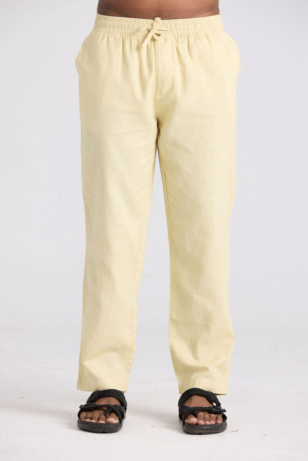 UNCUTS Premium Linen Pant - Beige