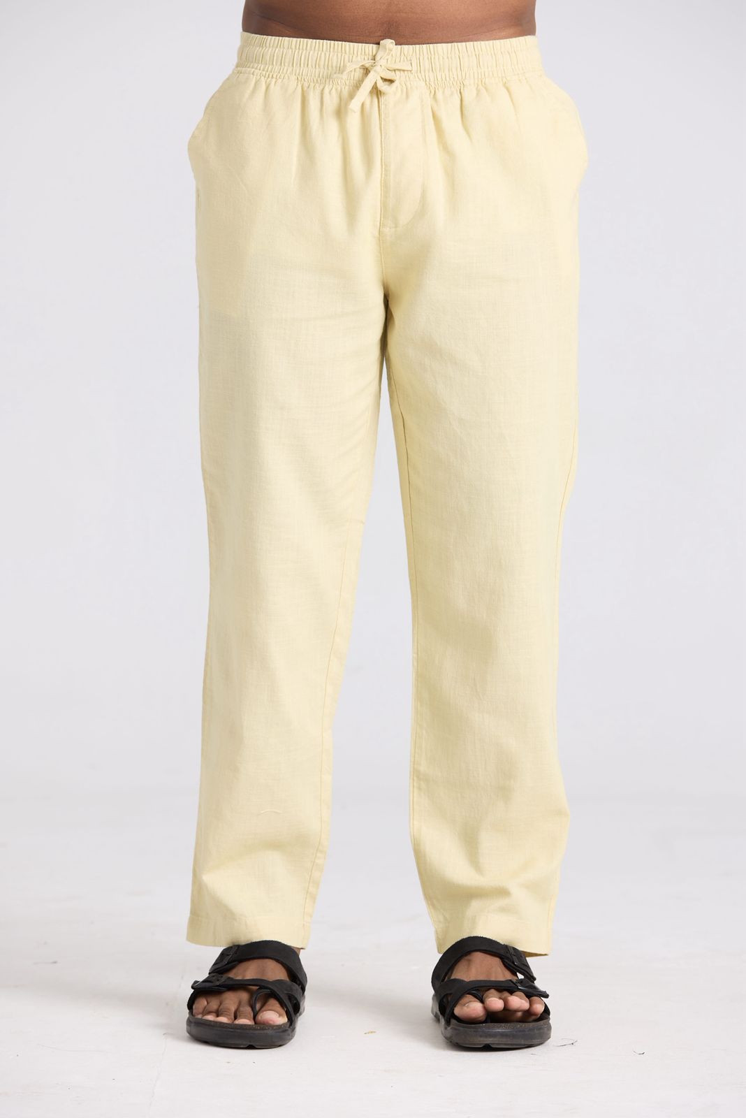 UNCUTS Premium Linen Pant - Beige