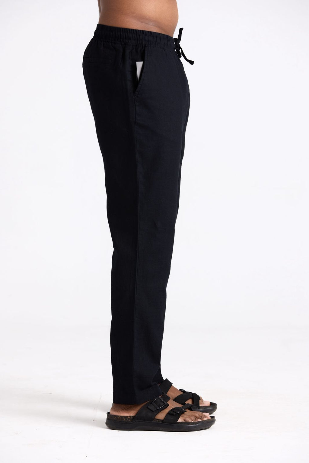 UNCUTS Premium Linen Pant - Black