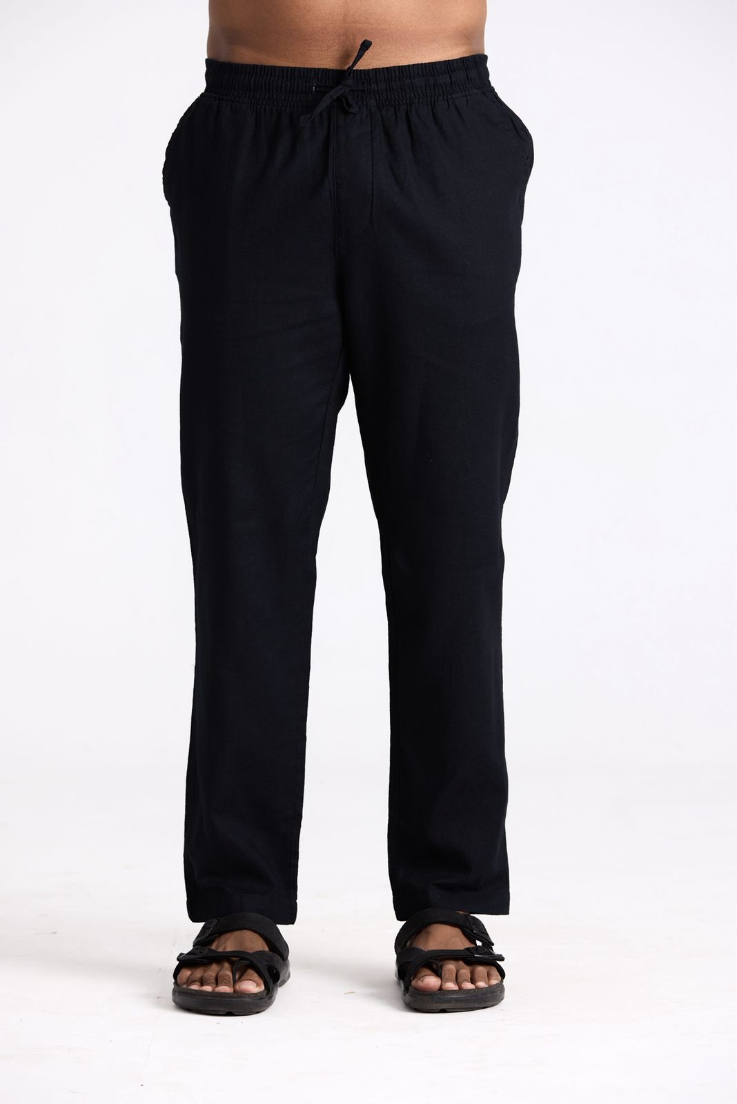 UNCUTS Premium Linen Pant - Black