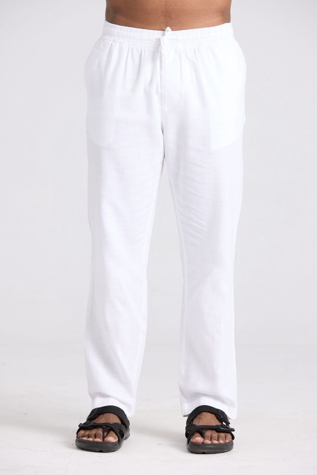 UNCUTS Premium Linen Pant - White