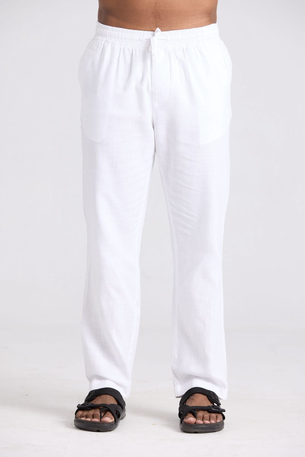 UNCUTS Premium Linen Pant - White
