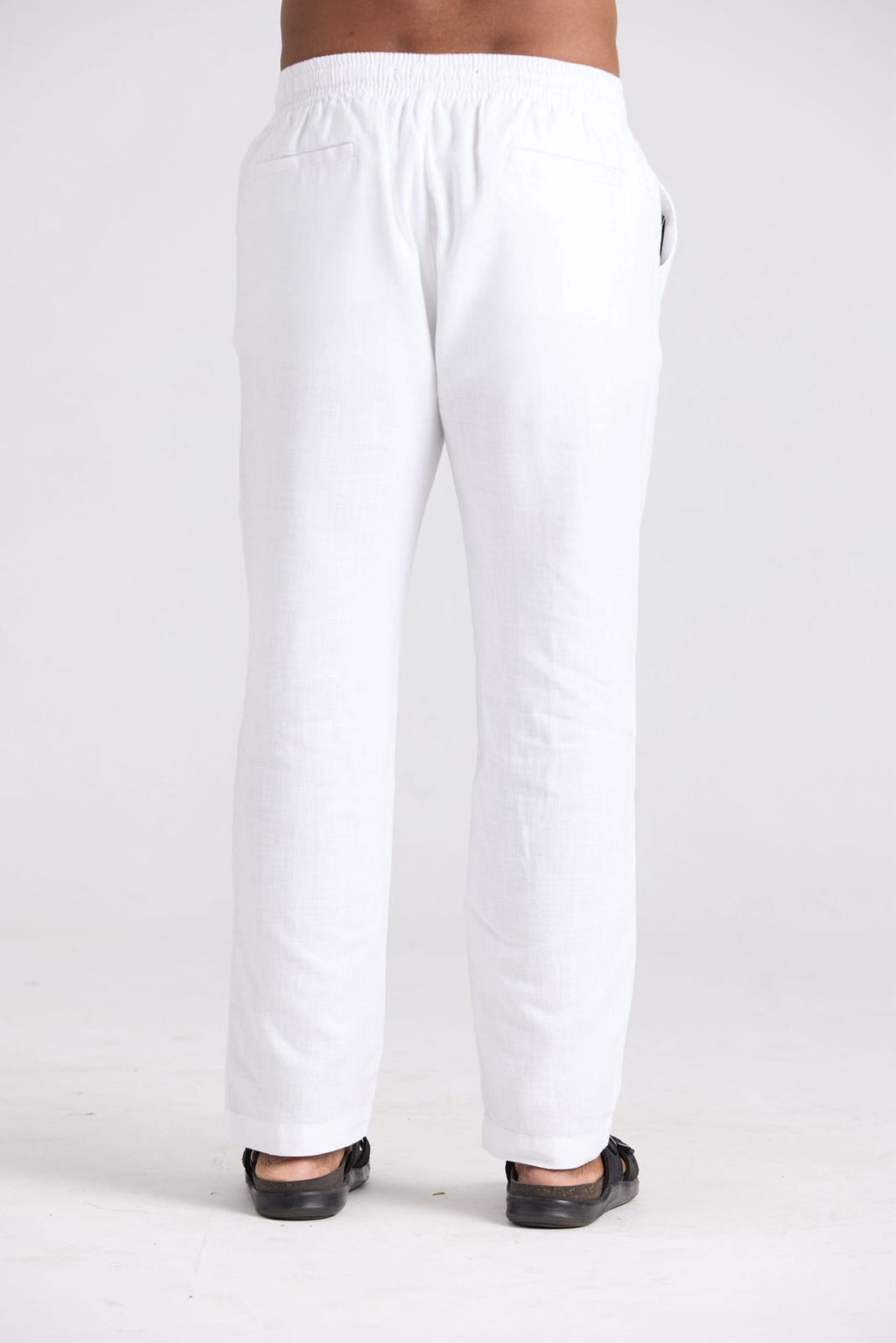 UNCUTS Premium Linen Pant - White