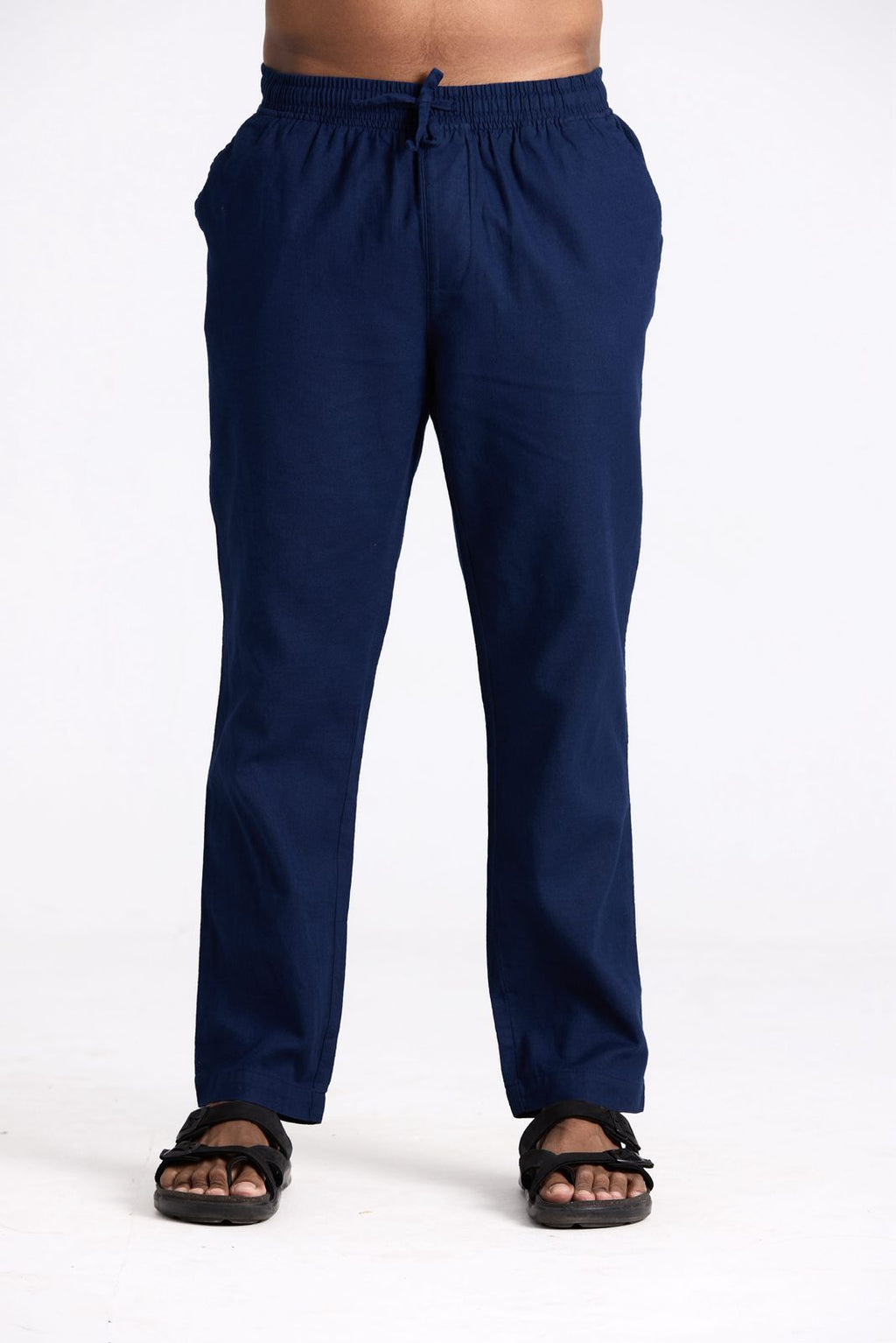 UNCUTS Premium Linen Pant - Midnight Blue