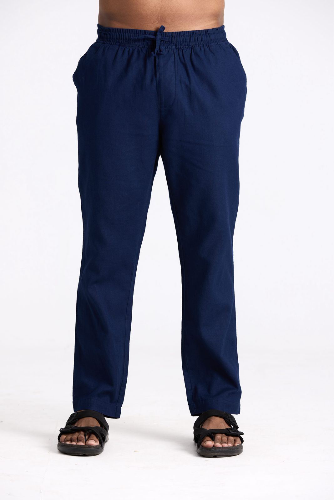 UNCUTS Premium Linen Pant - Midnight Blue