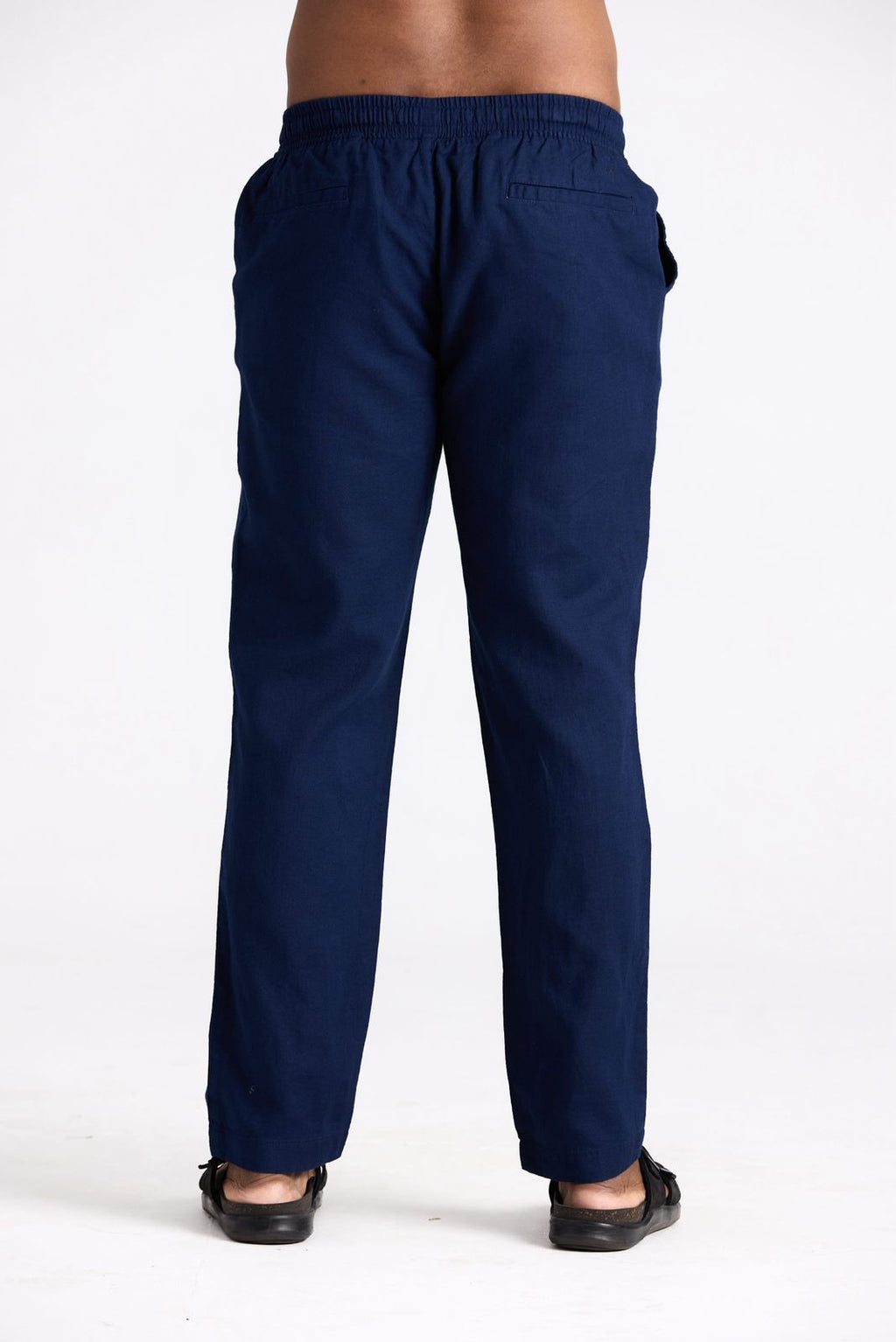 UNCUTS Premium Linen Pant - Midnight Blue
