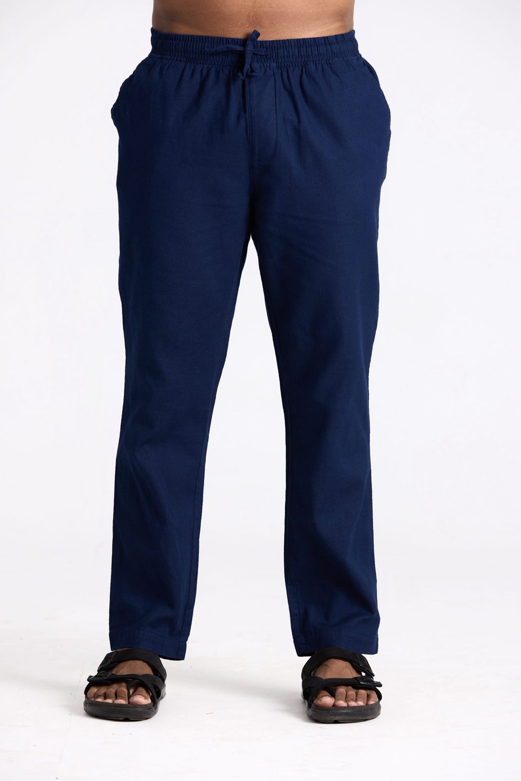 UNCUTS Premium Linen Pant - Midnight Blue