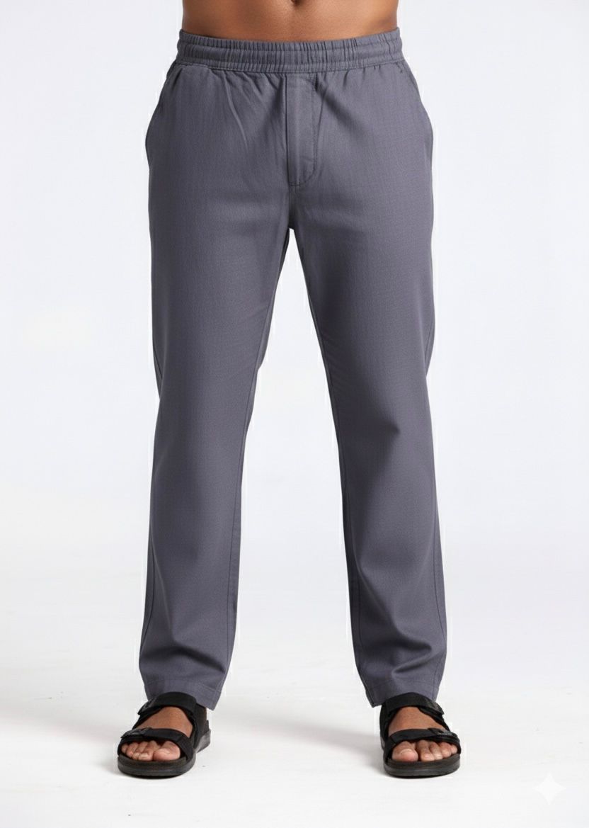 UNCUTS Premium Linen Pant - Grey