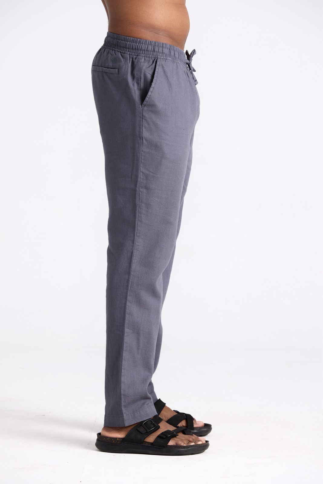 UNCUTS Premium Linen Pant - Grey