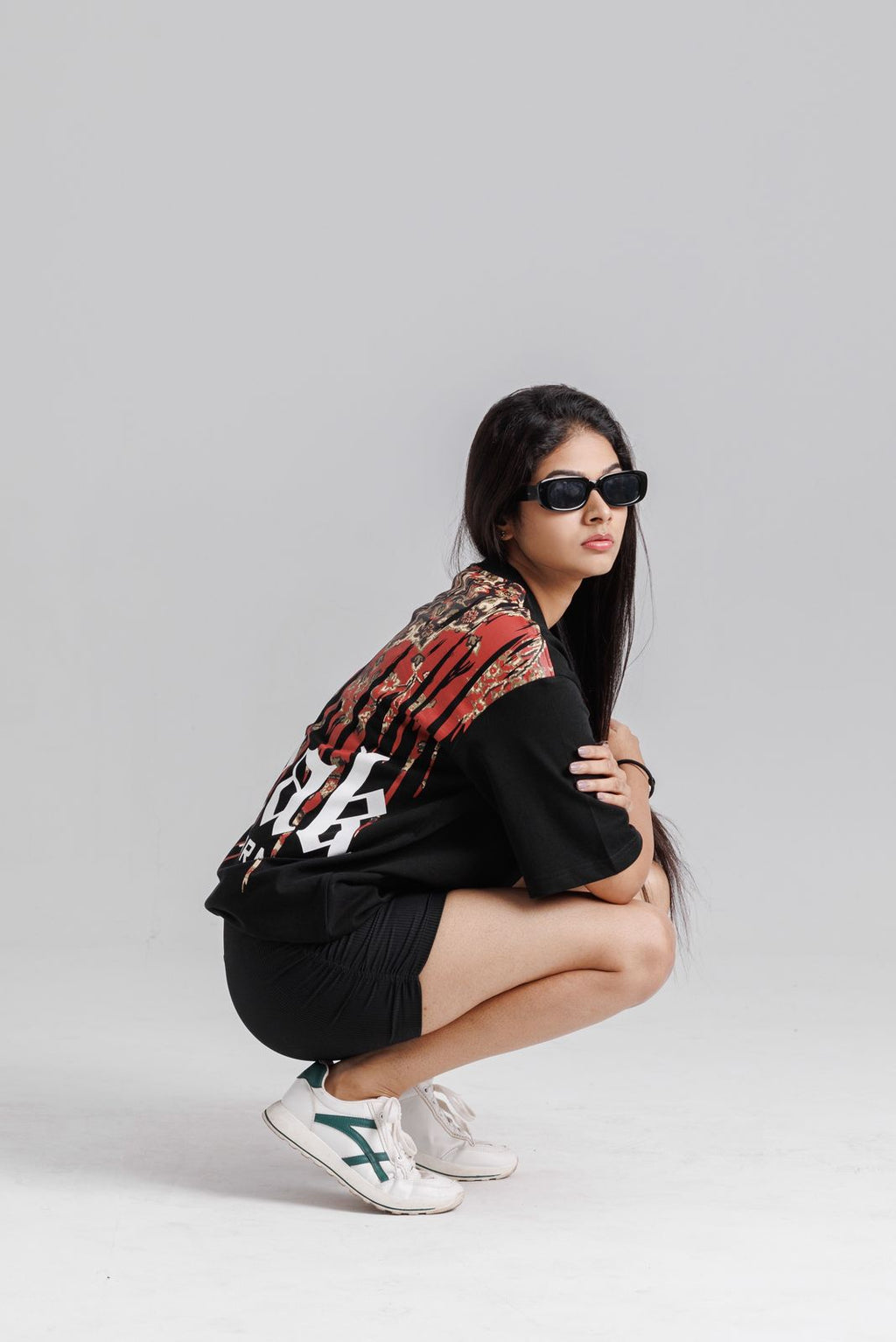 Break The Norm Black Oversized T-Shirt